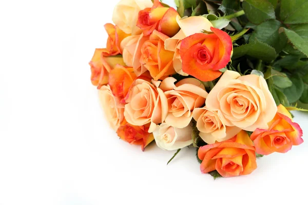 Strauß von orangen Rosen — Stockfoto