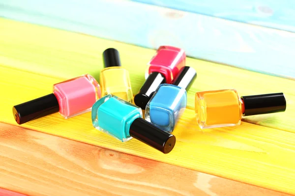 Bottles of nail polish