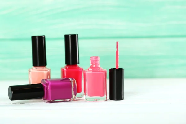 Bottles of nail polish — Stock Photo, Image