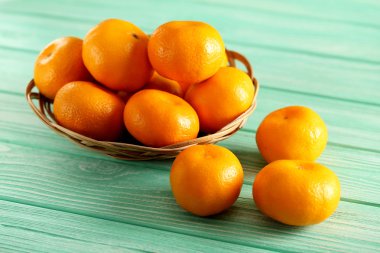 Olgun taze mandalina