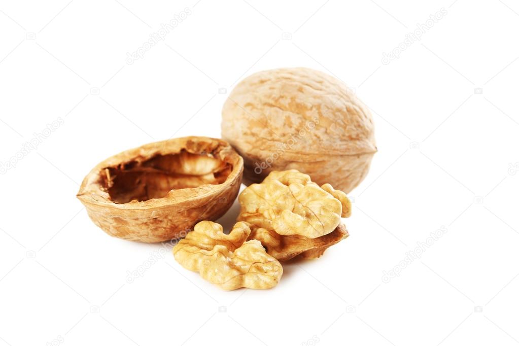 Fresh healthy walnuts