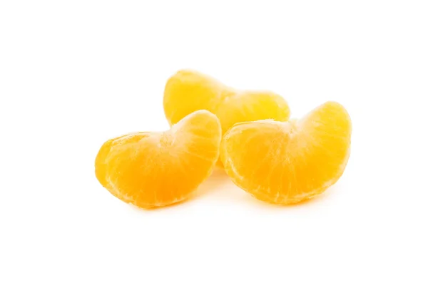 Ripe slices of mandarin — Stock Photo, Image