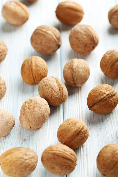 Ripe walnuts in shell — Stock Photo, Image