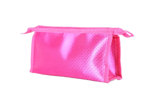 Bolsa de maquilhagem rosa — Fotografia de Stock