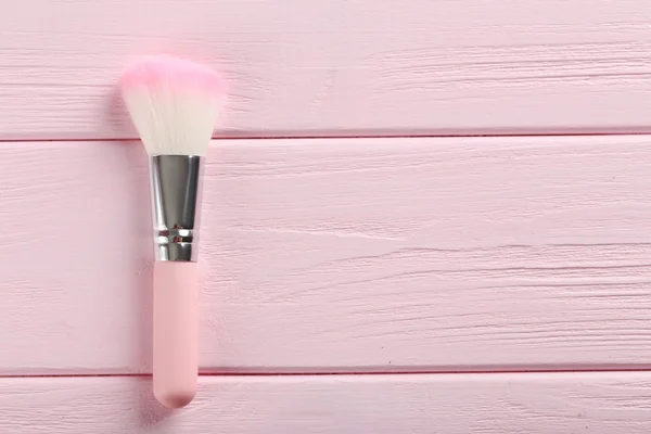 Makeup brush on  pink — Stock Photo, Image