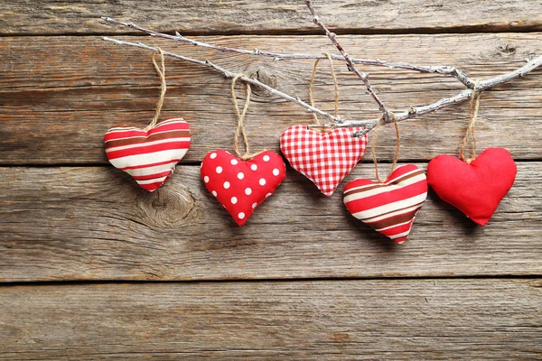 Decorative love hearts — Stock Photo, Image