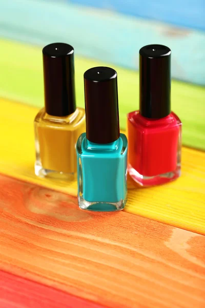 Bottles of nail polish — Stock Photo, Image