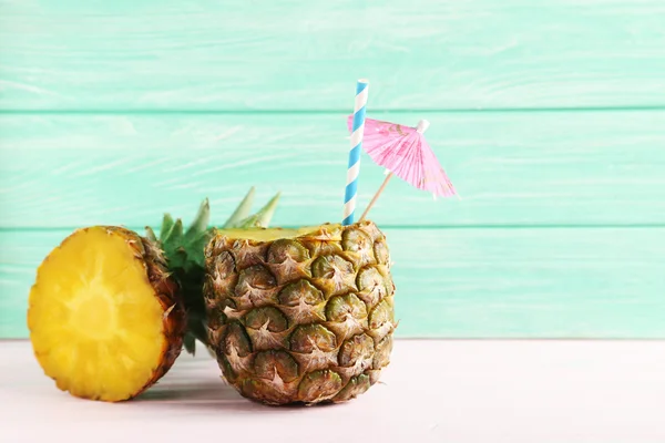 Koktajl z dojrzały ananas — Zdjęcie stockowe