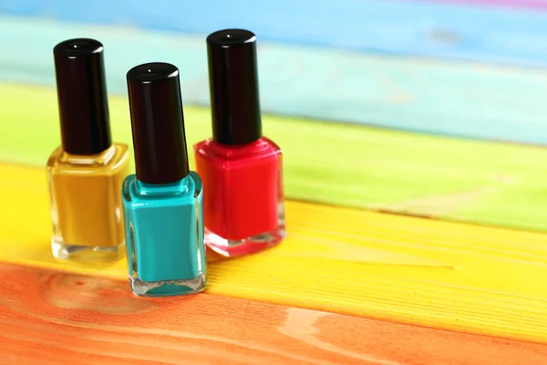 Bottles of nail polish — Stock Photo, Image