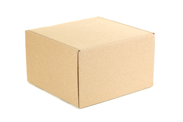 Пустой картонный ящик
