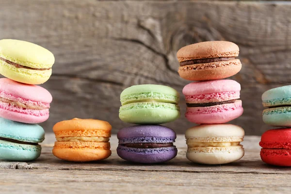 French colorful and tasty macarons — Stock Photo, Image