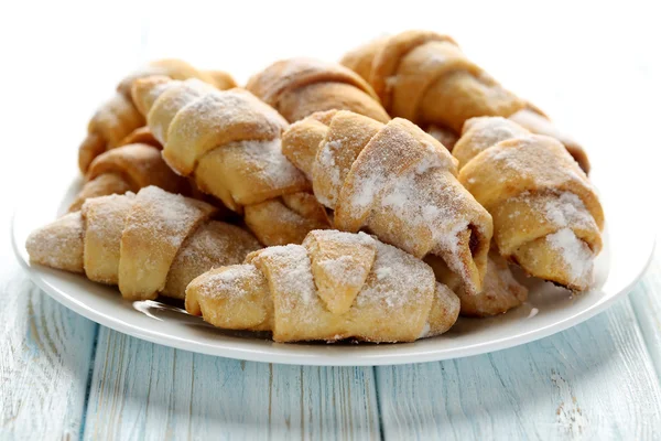 Čerstvé domácí croissanty — Stock fotografie