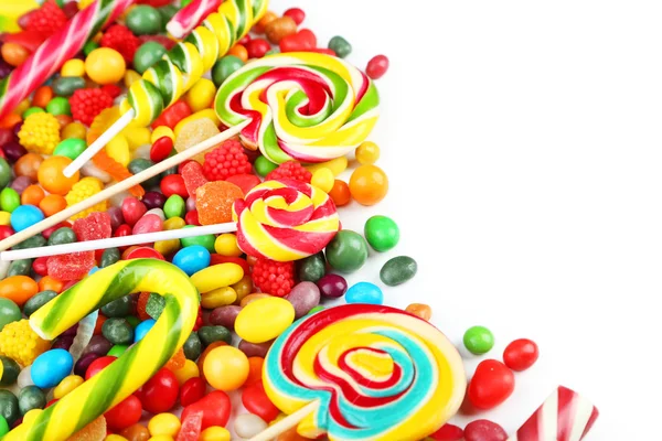 Различные фруктовые конфеты — стоковое фото