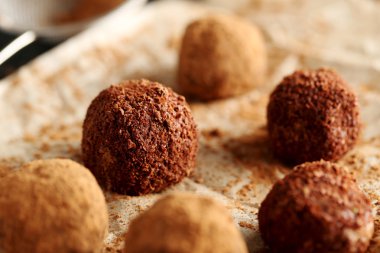 tatlı çikolata truffles