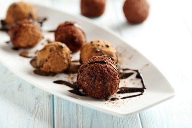 tatlı çikolata truffles