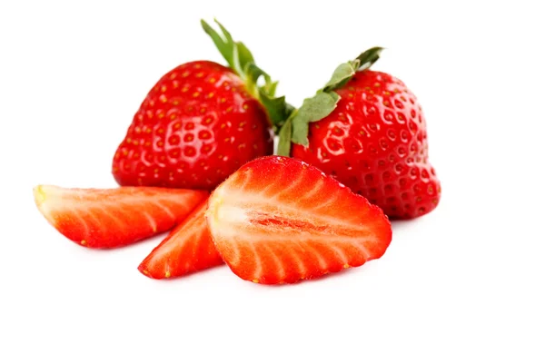 Reife frische Erdbeeren — Stockfoto
