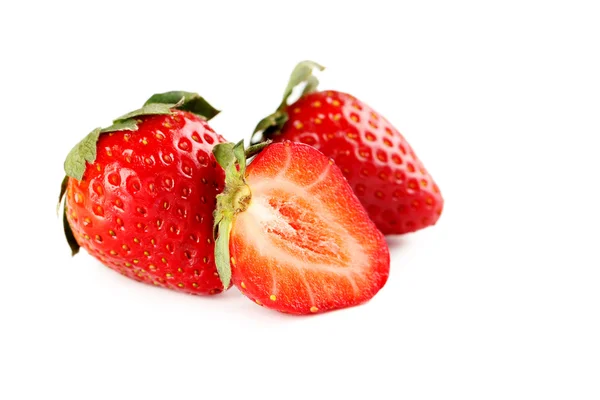 Reife frische Erdbeeren — Stockfoto
