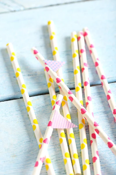 Drink straws for holiday — Stock Photo, Image