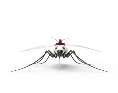 Fütüristik sivrisinek Nano robotlar