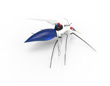 Fütüristik sivrisinek Nano robotlar
