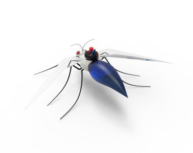 Fütüristik sivrisinek Nano robotlar