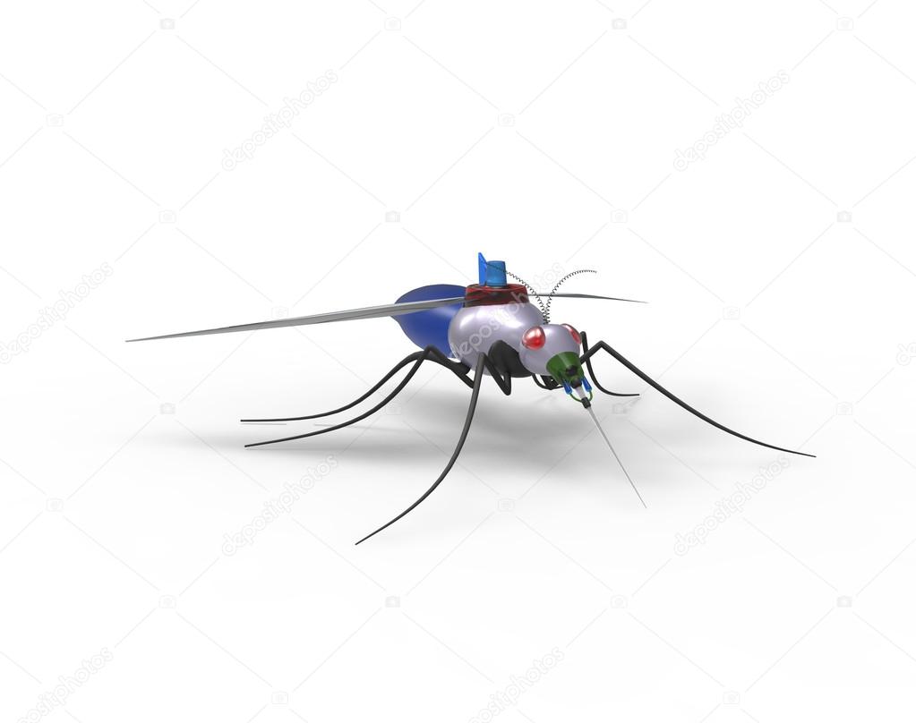 Futurista Mosquito Nano Robots — Foto de stock #68405307 © darnell_vfx
