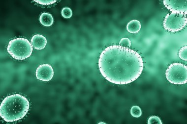 Bakteri tıbbi illüstrasyon