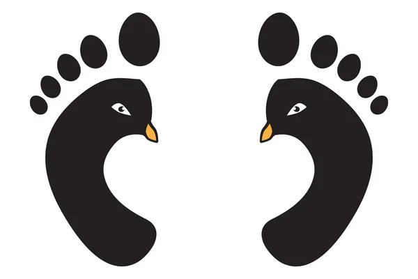 Kuş ayak basmak sanat