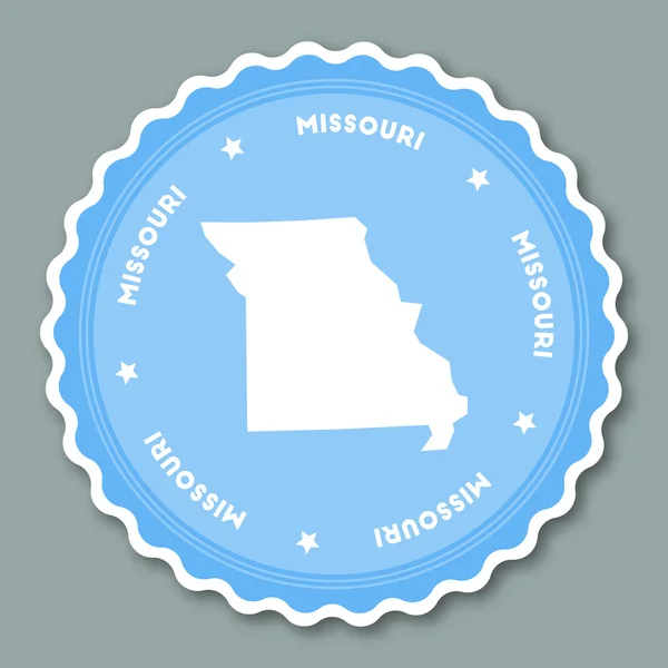 Missouri sticker plat ontwerp. — Stockvector