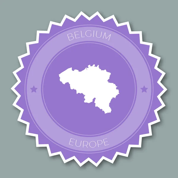 Βέλγιο σήμα επίπεδη σχεδίαση. — Διανυσματικό Αρχείο