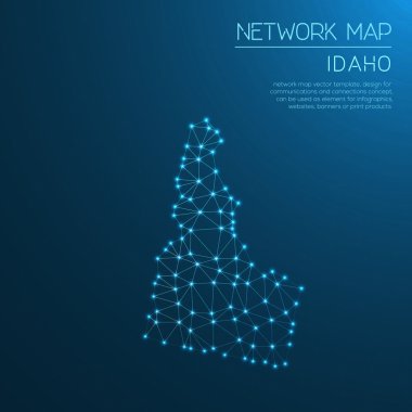 Idaho Ağ Haritası.