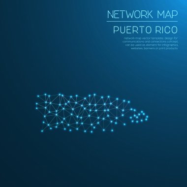 Porto Riko Ağ Haritası.