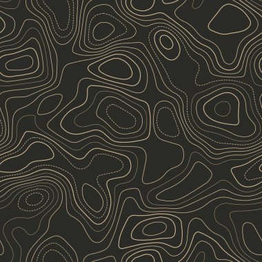 Contour çizgileri Actual topography map Actual Design Seamless Design Energetic Carleable izolines model vektörü