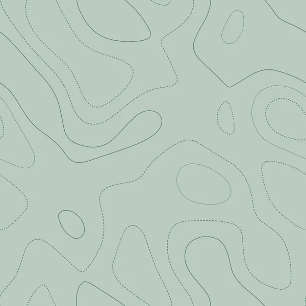 Mapa topográfico líneas Mapa topográfico admirable en tonos verdes diseño impecable — Vector de stock