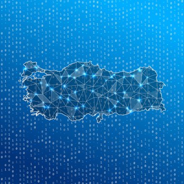 Türkiye Ülke dijital bağlantılarının ağ haritası Teknoloji İnternet ağı