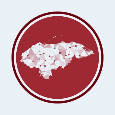 Ülke Geometrik ağ yuvarlak tasarım teknolojisi İnternet 'in Honduras ikonu Moda Teknolojisi logosu