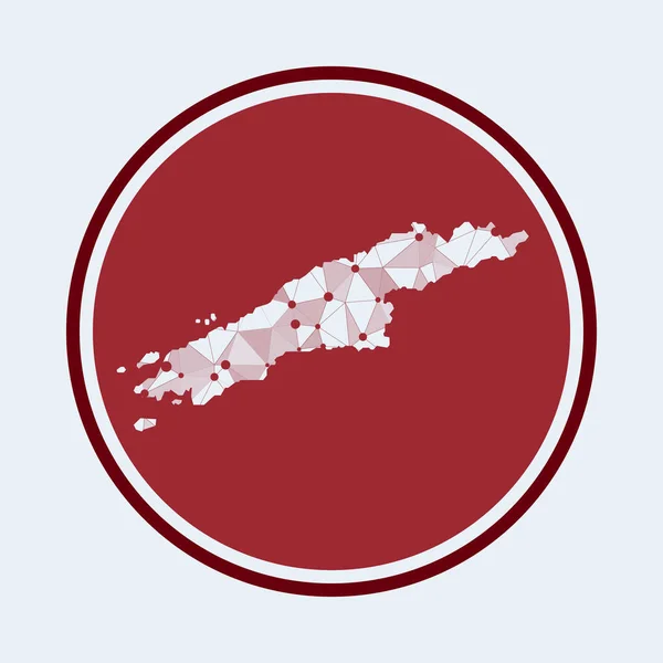 Hydra ikona Modne logo technologiczne wyspy Geometryczne oczka okrągłe design Technologia internet — Wektor stockowy