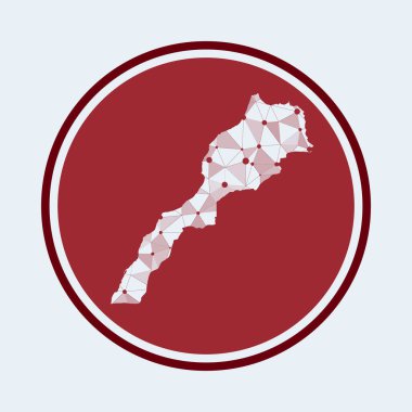 Ülke Geometrik ağ yuvarlak tasarım teknolojisi İnternet 'in Fas ikonu Moda Teknolojisi logosu