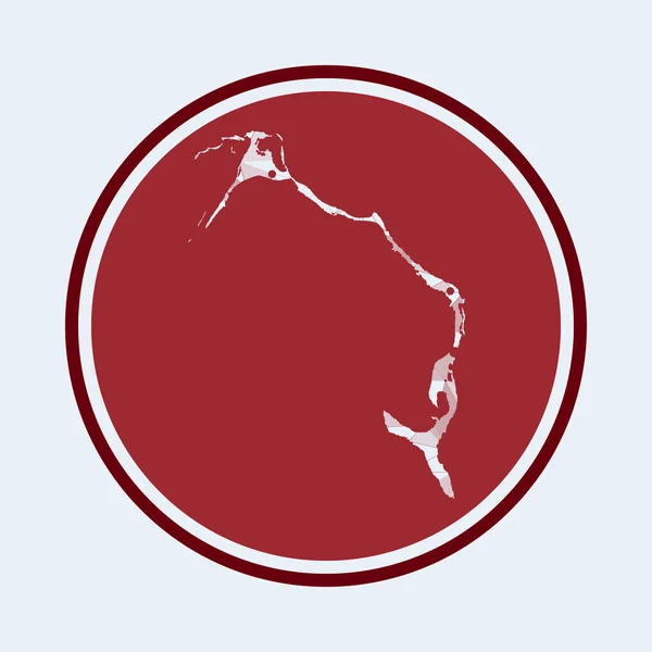 Элевтера икона Современный технологический логотип острова Геометрическая сетка круглый дизайн Технология интернет — стоковый вектор