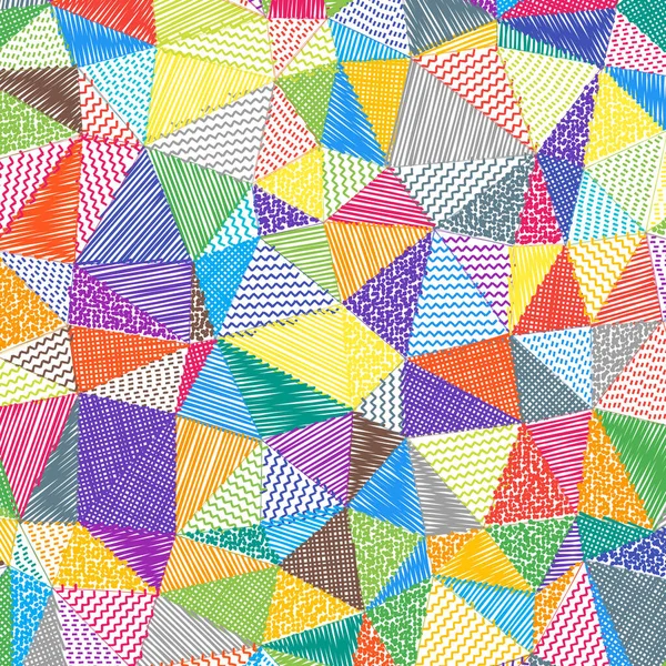 Low Poly Skizze Hintergrund Ansprechende quadratische Muster Ehrfürchtig abstrakt Hintergrund Vektor — Stockvektor