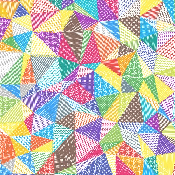 Low poly sketch background Amazing square pattern Vibrant abstract background Vector — Vetor de Stock