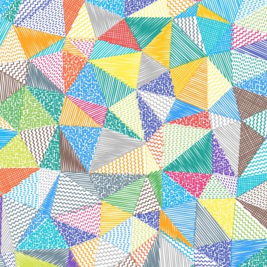 Düşük poli çizim arkaplanı Şaşırtıcı kare desen Otantik özgün arkaplan vektörü