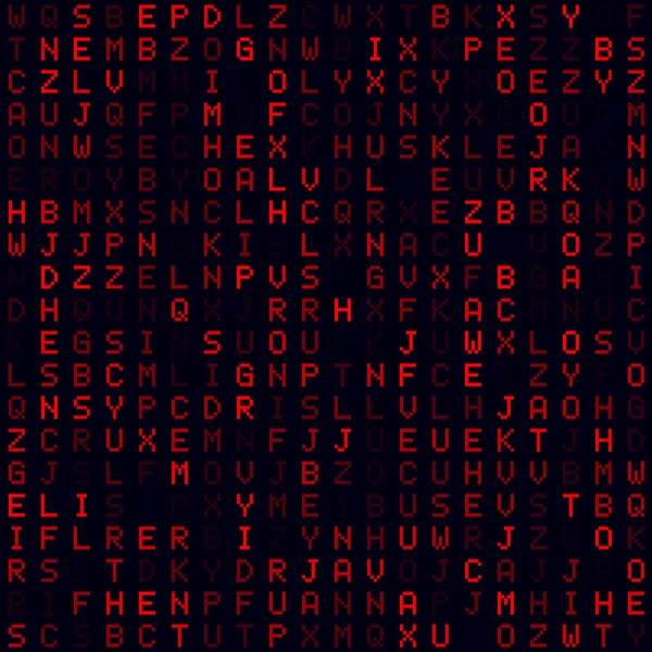 Cyfrowa okładka Czerwone litery alfabetu tło Mały rozmiar bezszwowy wzór Znakomity wektor — Wektor stockowy