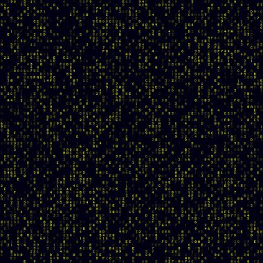 Fütürist teknoloji arka planı Sarı seyrek hexademical arkaplan Büyük boyutlu mükemmel desen