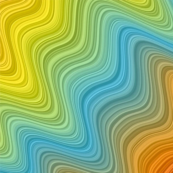 Abstrakte Wellen Hintergrund Attraktiver Hintergrund in hellen Kontrastfarben EPS10 Vector — Stockvektor