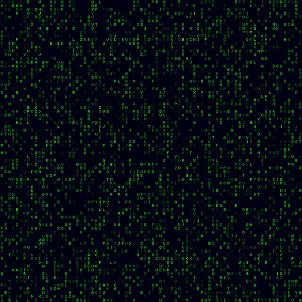 绿色稀疏字母背景大尺寸无缝图案时尚矢量 — 图库矢量图片