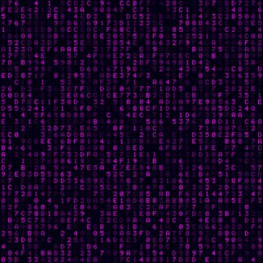 Gelecekçi teknik arkaplan Magenta hexademical arkaplan doldurdu Orta boy pürüzsüz desen