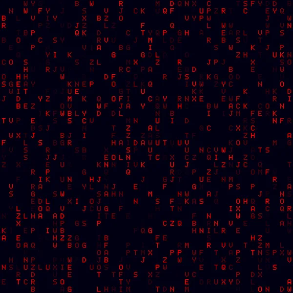 Цифровая обложка Красный редкий алфавит буквы фона Среднего размера бесшовный узор Шикарный вектор — стоковый вектор