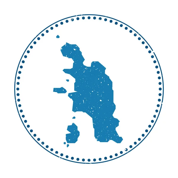 Αυτοκόλλητο Νησί Pangkor Ταξιδέψτε καουτσούκ σφραγίδα με το χάρτη του νησιού διανυσματική απεικόνιση Μπορεί να χρησιμοποιηθεί ως — Διανυσματικό Αρχείο