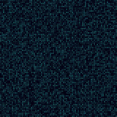 Matris arkaplan Cyan doldurulmuş alfabe harfleri arkaplan Büyük boyutlu dikişsiz desen Superb